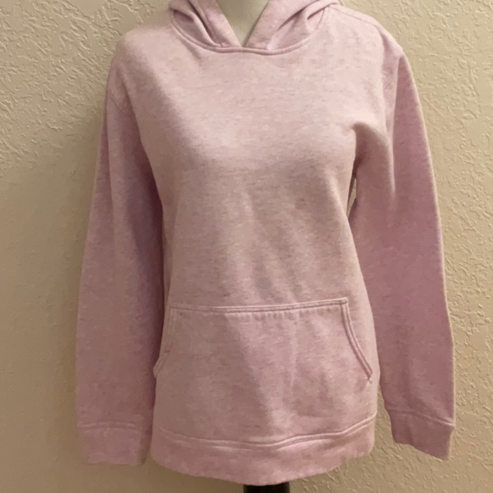 32 Degrees Cool: Women’s Pink Heather HOODIE Kangaroo Pocket Size L Fleece Lined